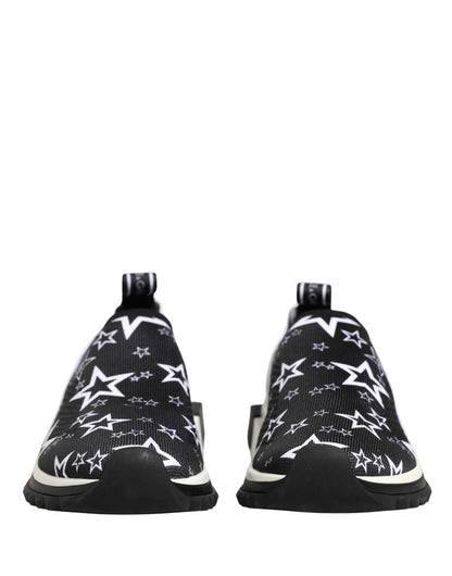 Dolce & Gabbana Black Stars Logo SORRENTO Sneakers Shoes by Dolce & Gabbana