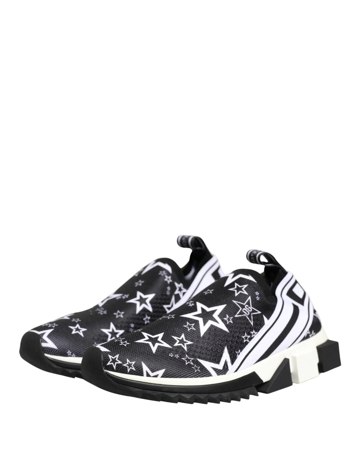 Dolce & Gabbana Black Stars Logo SORRENTO Sneakers Shoes by Dolce & Gabbana
