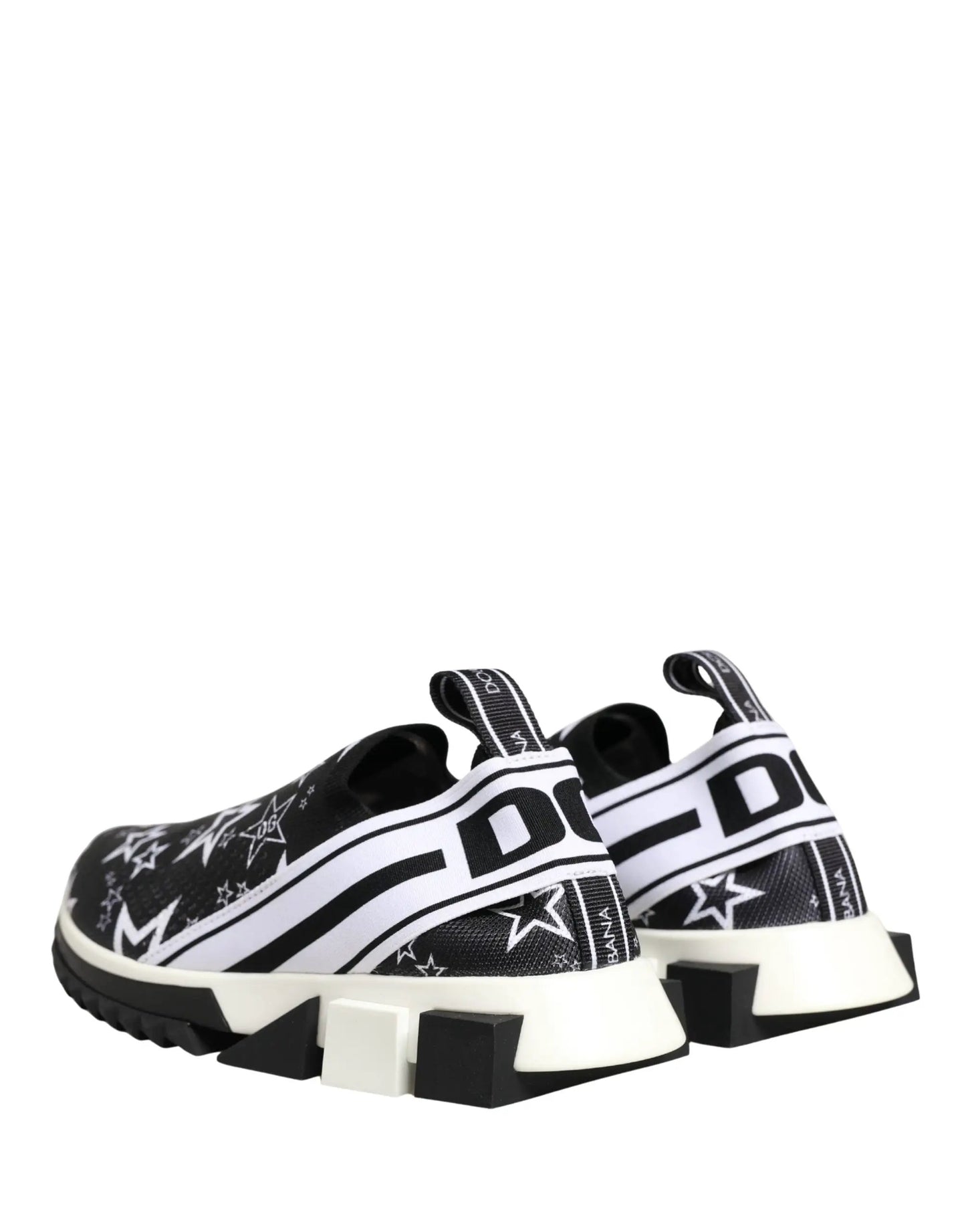 Dolce & Gabbana Black Stars Logo SORRENTO Sneakers Shoes by Dolce & Gabbana