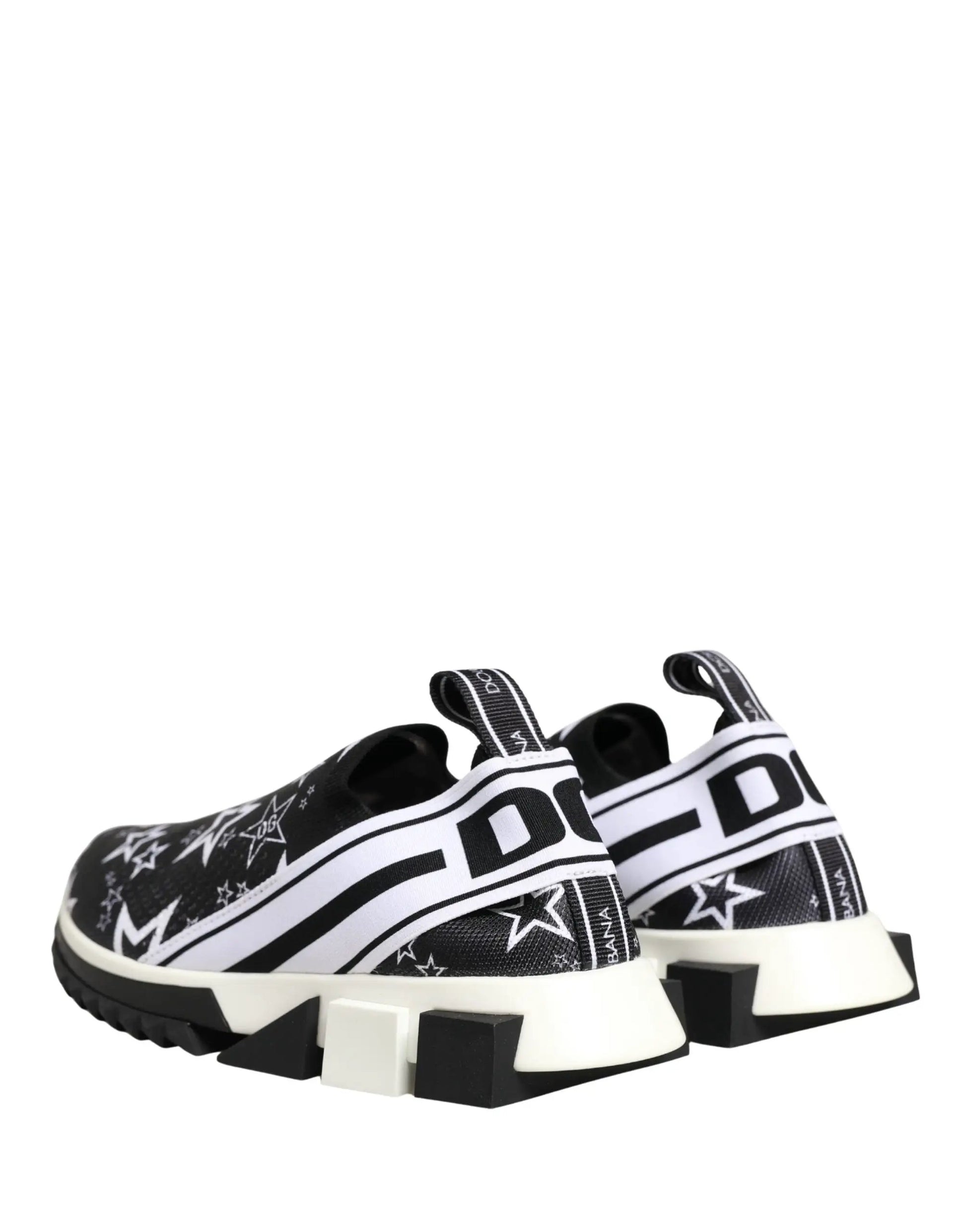 Dolce & Gabbana Black Stars Logo SORRENTO Sneakers Shoes by Dolce & Gabbana