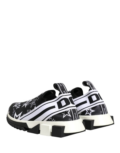 Dolce & Gabbana Black Stars Logo SORRENTO Sneakers Shoes by Dolce & Gabbana