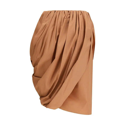 Chloé Beige Cotton Midi Skirt by Chloé