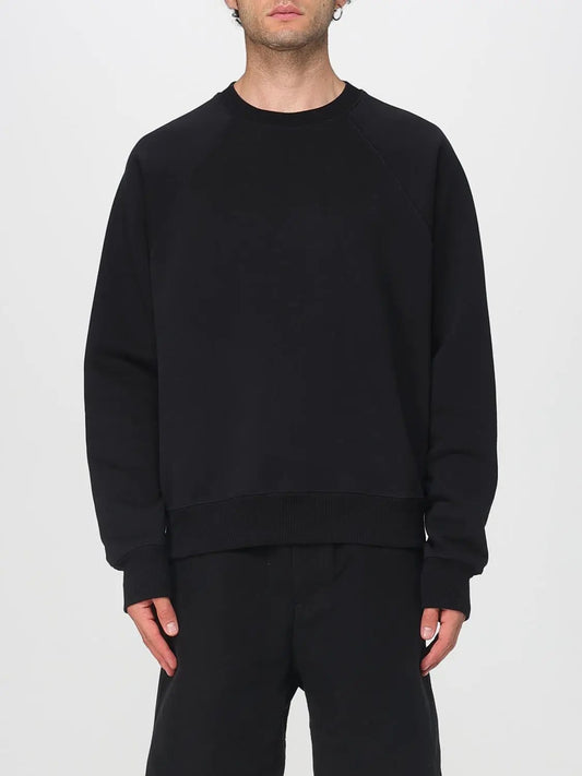 Ami Paris Black Cotton Sweatshirt by Ami Paris