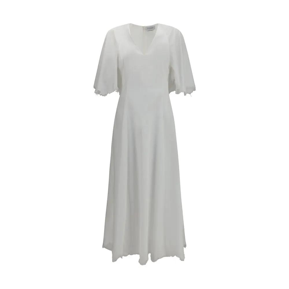 Gabriela Hearst White Cotton Casual Dress by Gabriela Hearst