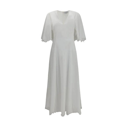 Gabriela Hearst White Cotton Casual Dress by Gabriela Hearst