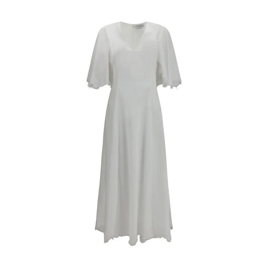 Gabriela Hearst White Cotton Casual Dress by Gabriela Hearst
