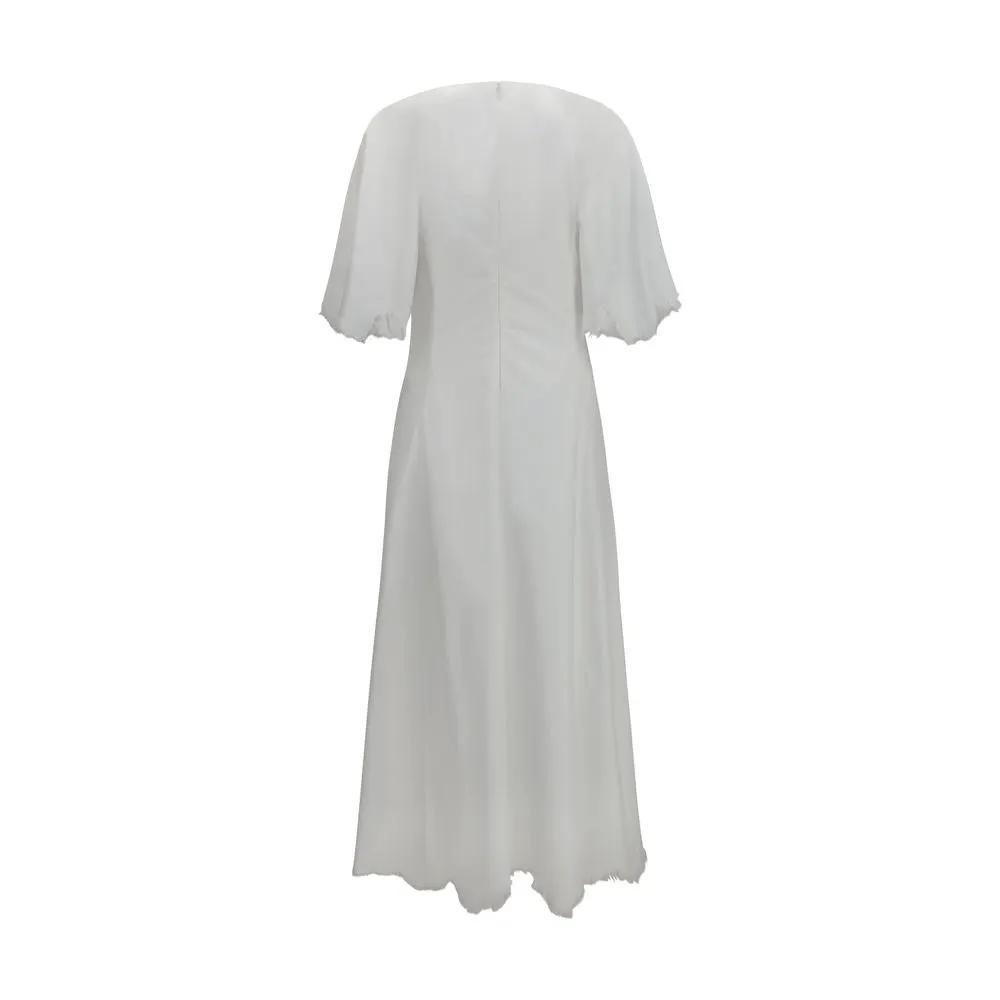 Gabriela Hearst White Cotton Casual Dress by Gabriela Hearst