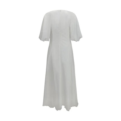 Gabriela Hearst White Cotton Casual Dress by Gabriela Hearst