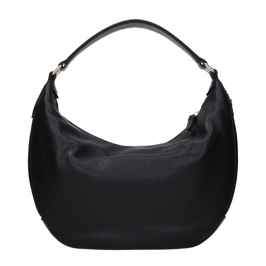 Jimmy Choo – Sac Épaule Bets en Cuir Noir | Quincaillerie Light Gold | Logo Latéral