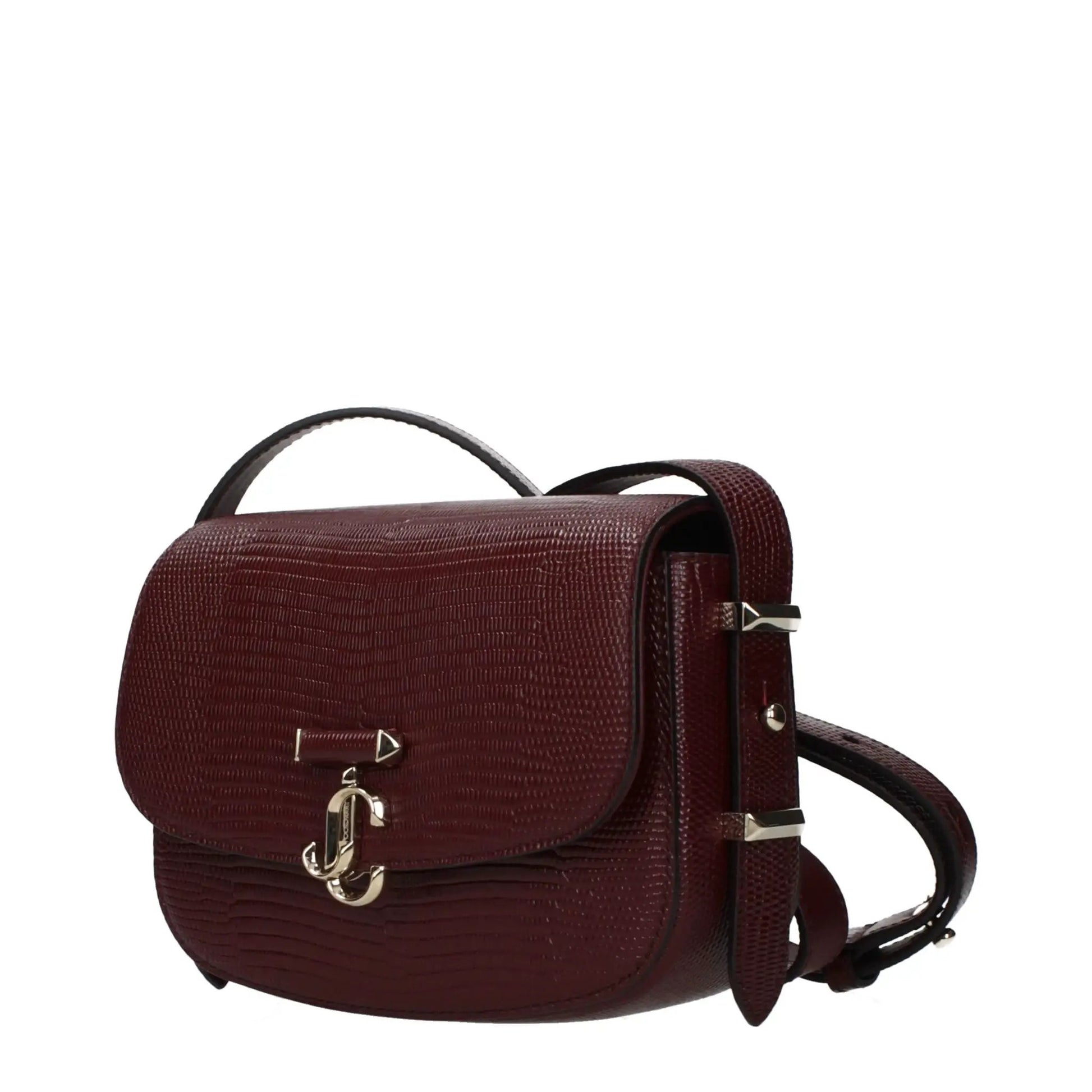 Jimmy Choo Red Leather Shoulder Bag by Jimmy Choo