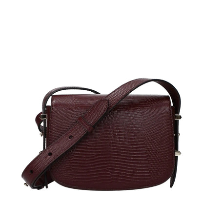 Jimmy Choo Red Leather Shoulder Bag by Jimmy Choo