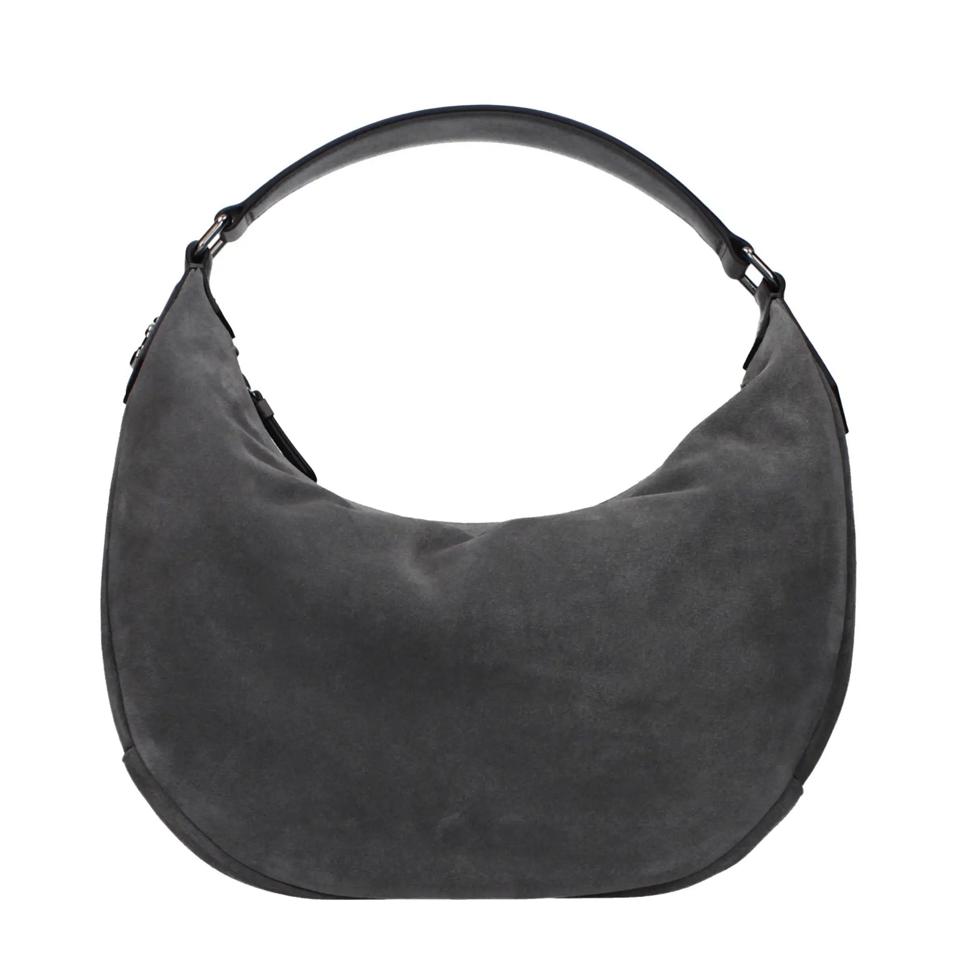 Jimmy Choo Gray Leather Shoulder Bag by Jimmy Choo