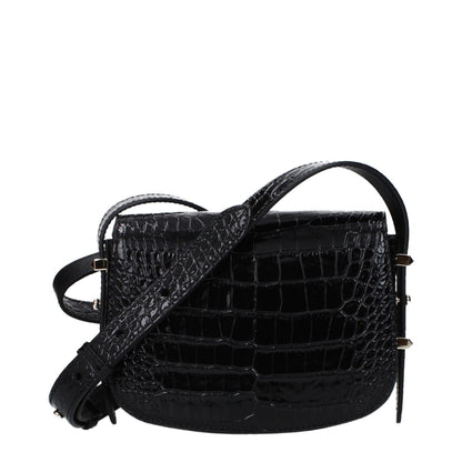 Jimmy Choo Black Leather Crossbody Bag