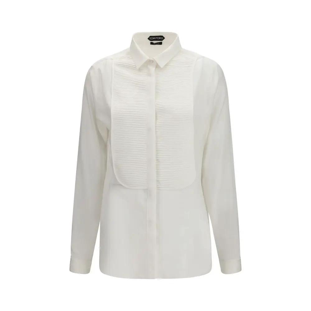Tom Ford White Silk Dress Shirt by Tom Ford