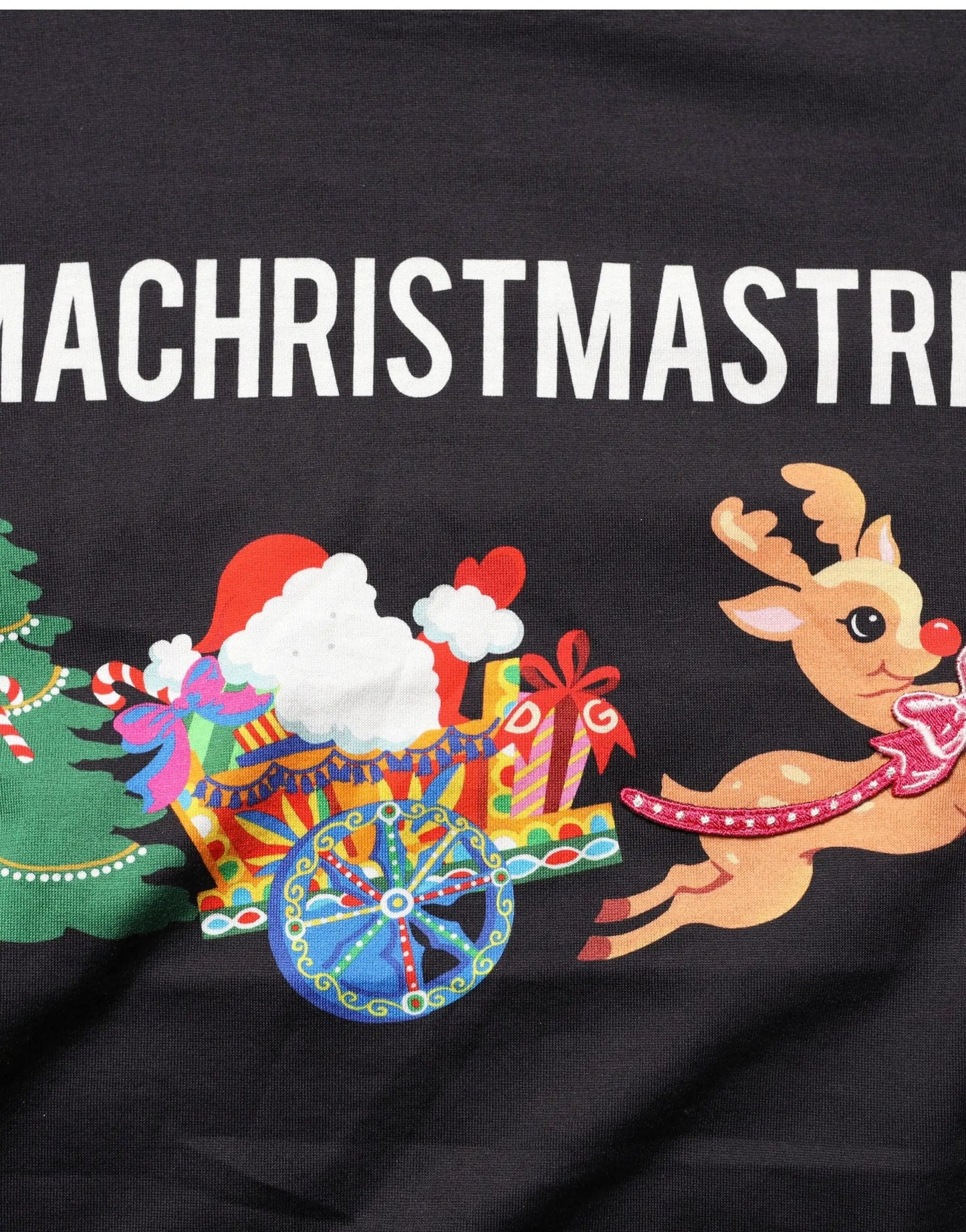 Dolce & Gabbana Black #IAMACHRISTMASTREE Print Cotton T-shirt by Dolce & Gabbana