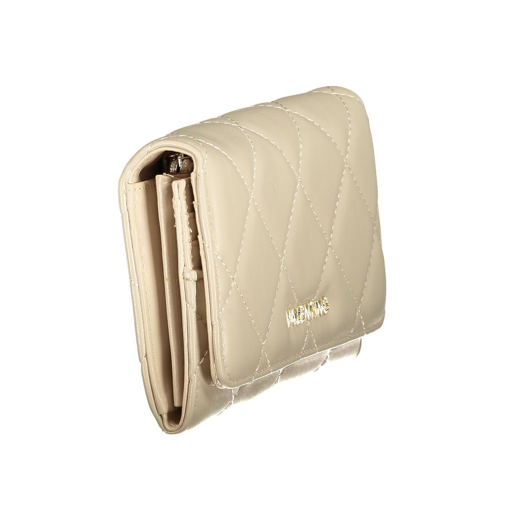 Valentino Beige Polyurethane Women's Wallet