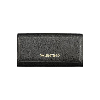 Valentino Black Polyurethane Women's Wallet