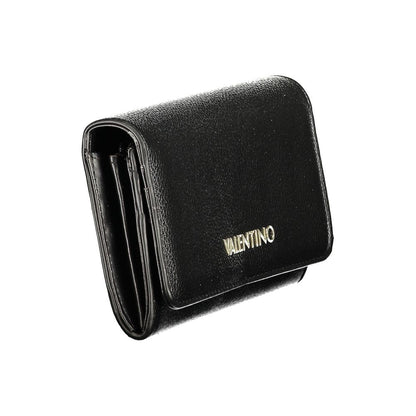 Valentino Black Polyurethane Women's Wallet