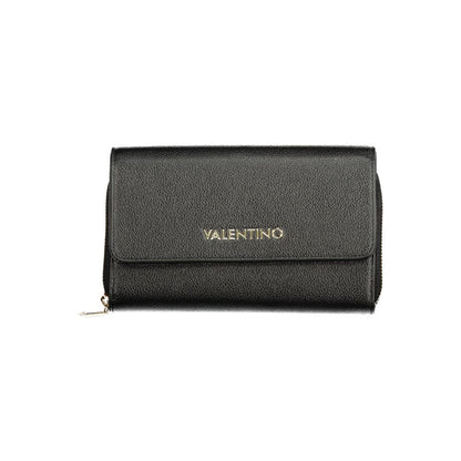Valentino Black Polyurethane Women's Wallet
