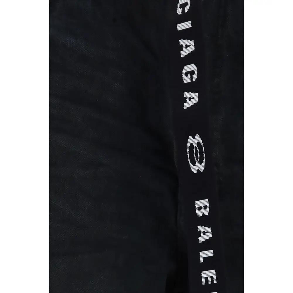 Balenciaga Black Cotton Bermuda Shorts by Balenciaga