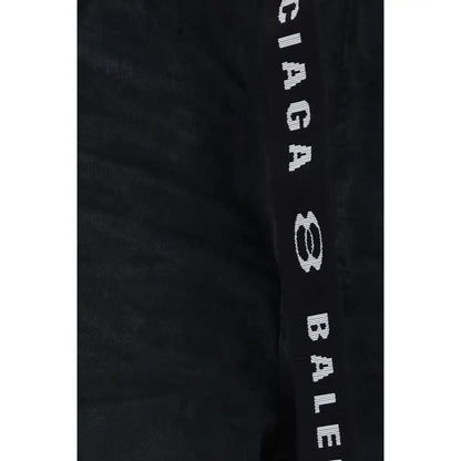 Balenciaga Black Cotton Bermuda Shorts by Balenciaga