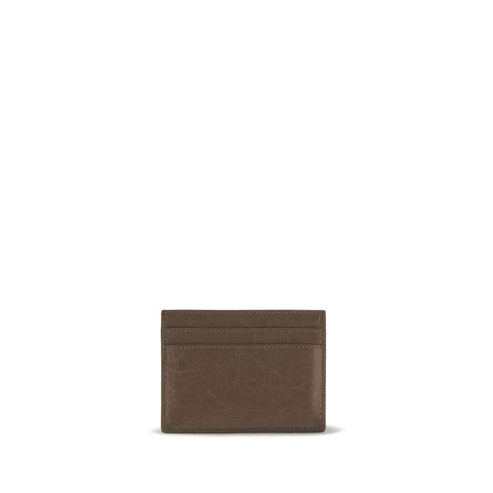 Balenciaga Brown Lamb Ovis Aries Aries Wallet by Balenciaga