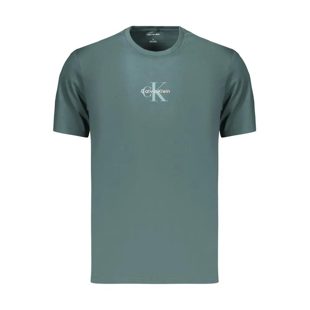 Calvin Klein Blue Cotton Men's T-Shirt by Calvin Klein