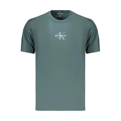 Calvin Klein Blue Cotton Men's T-Shirt by Calvin Klein