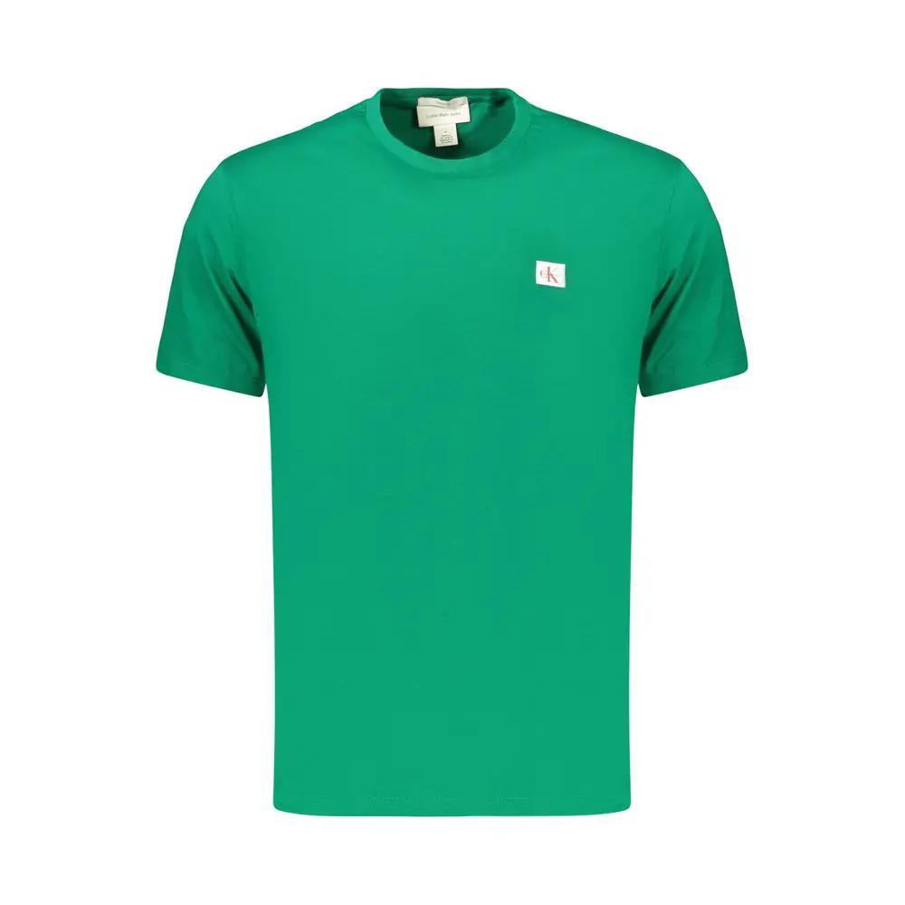 Calvin Klein Green Cotton Men's T-Shirt by Calvin Klein