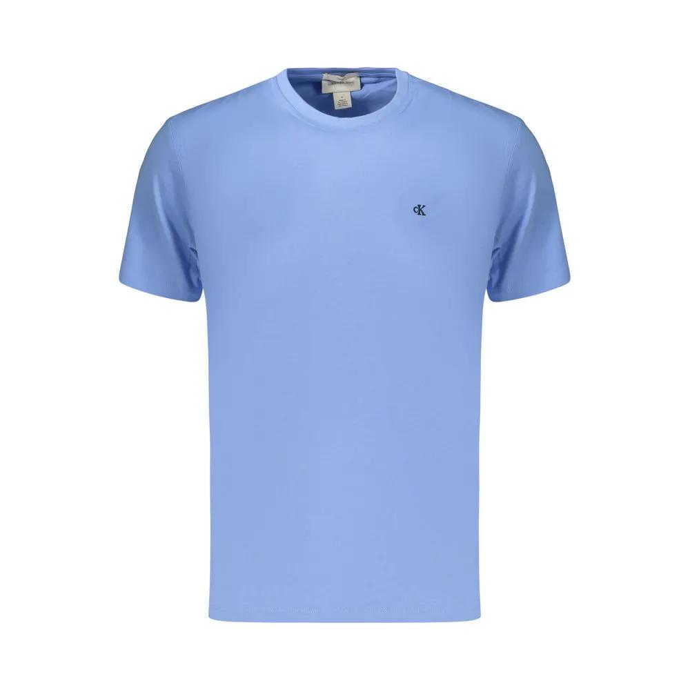 Calvin Klein Azzurro Cotton Men's T-Shirt by Calvin Klein