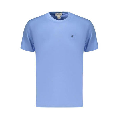Calvin Klein Azzurro Cotton Men's T-Shirt by Calvin Klein