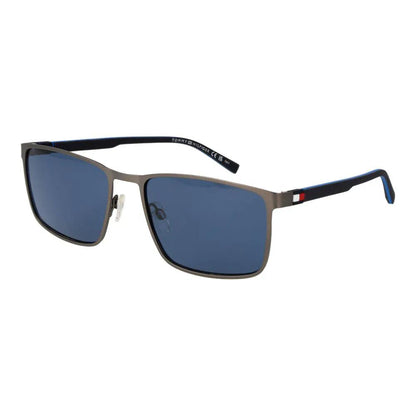 Tommy Hilfiger Gray Metal Sunglasses by Tommy Hilfiger