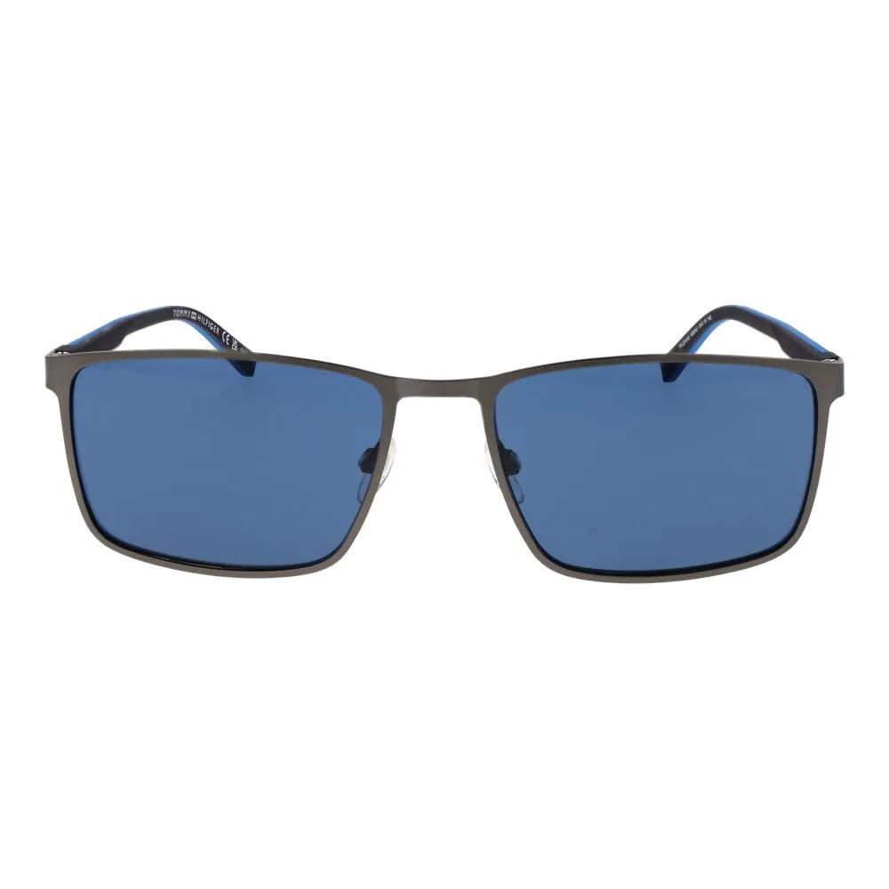 Tommy Hilfiger Gray Metal Sunglasses by Tommy Hilfiger