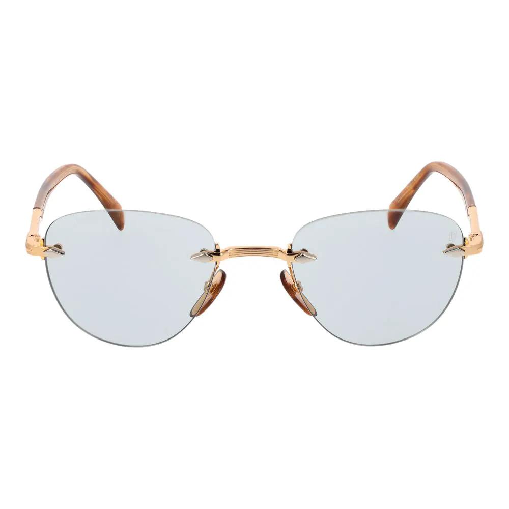 David Beckham Gold Metal Sunglasses by David Beckham