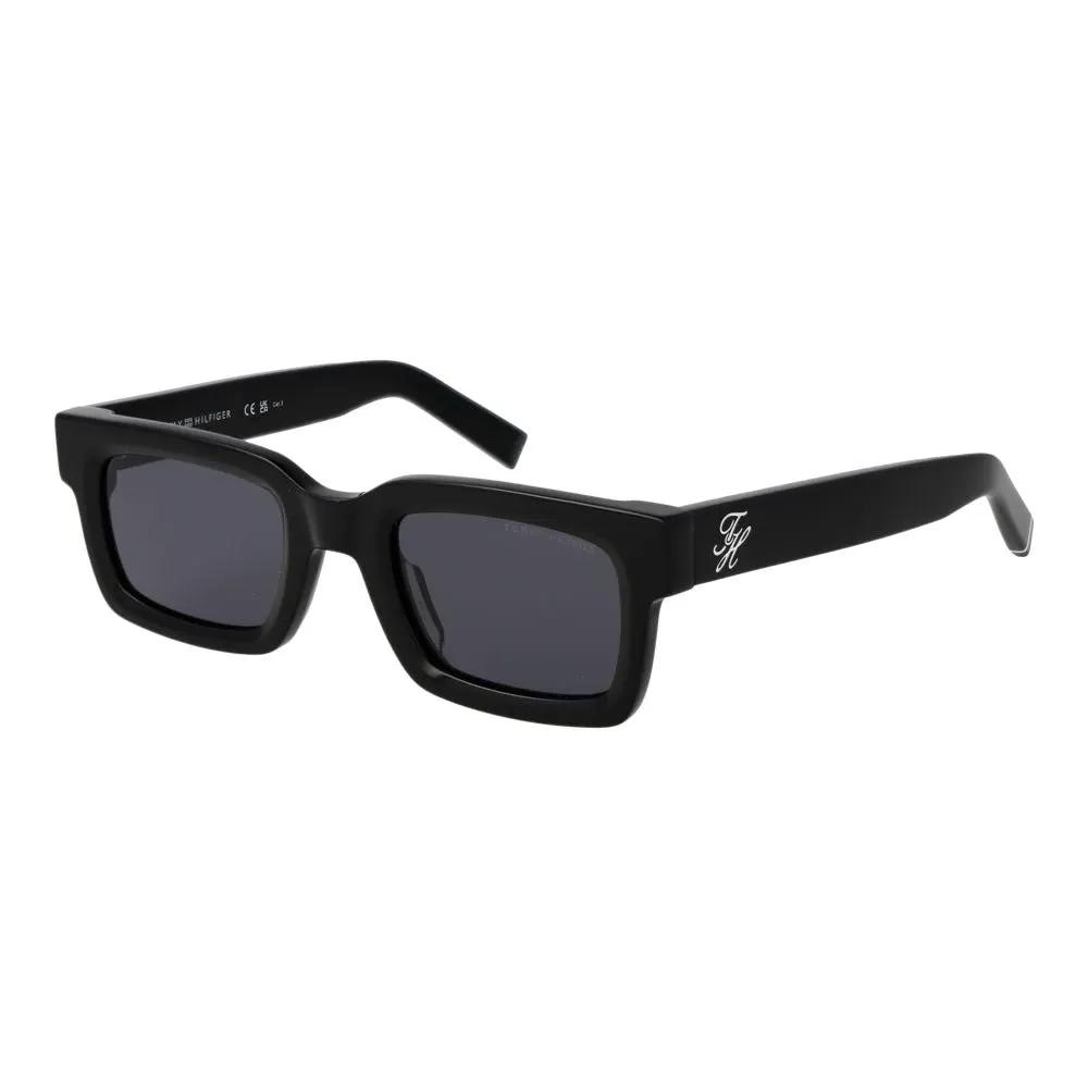 Tommy Hilfiger Black Acetate Sunglasses by Tommy Hilfiger