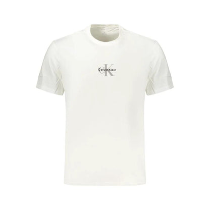 Calvin Klein White Cotton Men's T-Shirt by Calvin Klein