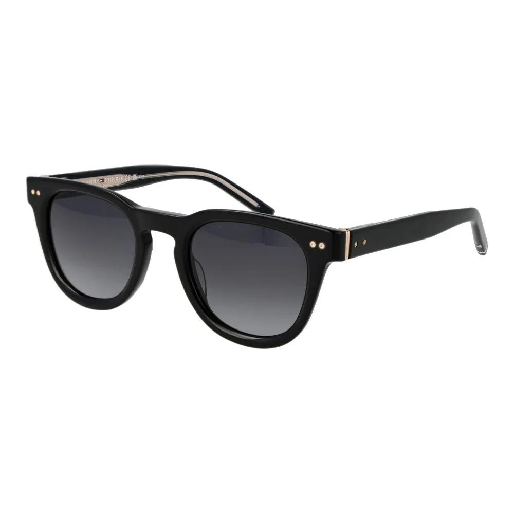 Tommy Hilfiger Black Acetate Sunglasses by Tommy Hilfiger