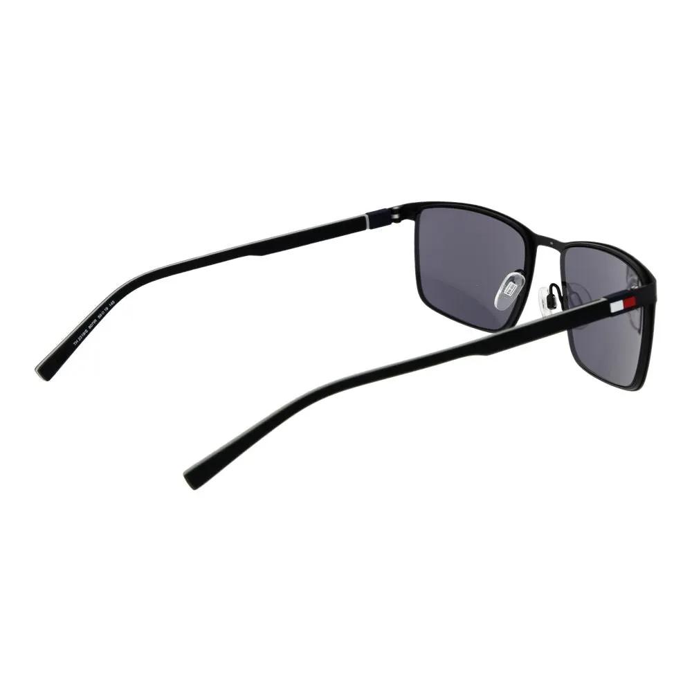 Tommy Hilfiger Black Metal Sunglasses by Tommy Hilfiger