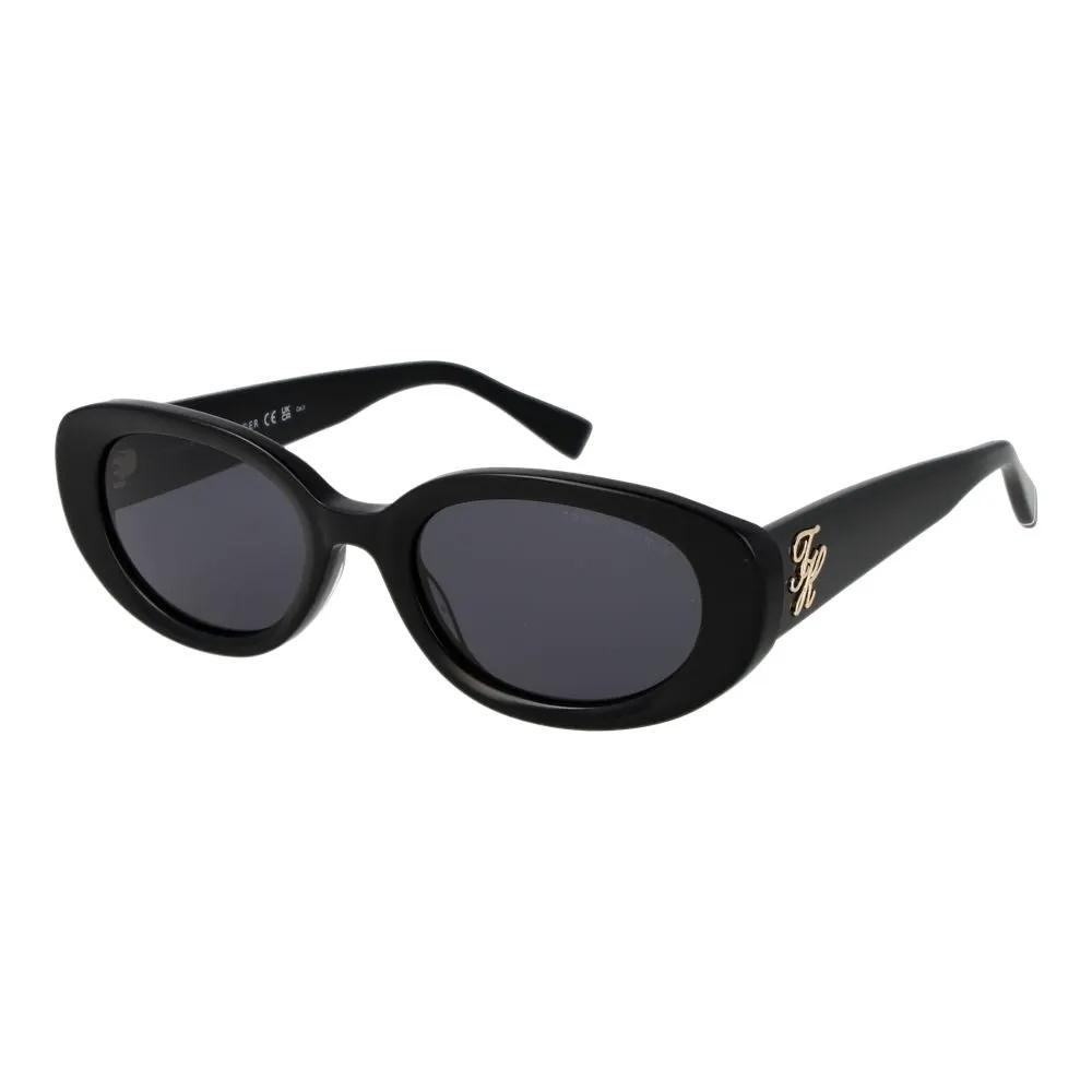 Tommy Hilfiger Black Acetate Sunglasses by Tommy Hilfiger