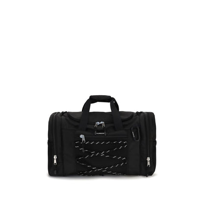 Balenciaga Hyke Gym – Sac Bandoulière Cuir de Veau Noir Logo Doré SS26