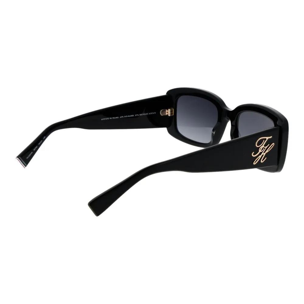 Tommy Hilfiger Black Acetate Sunglasses by Tommy Hilfiger