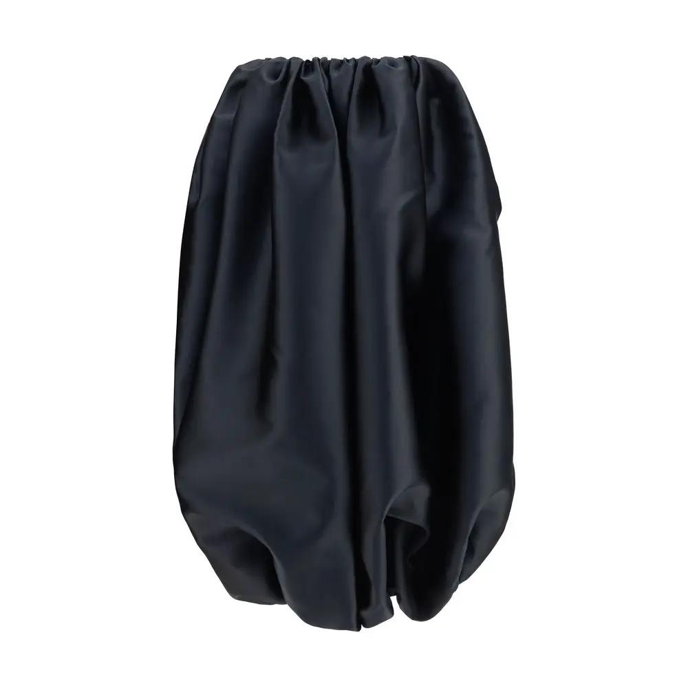 Calvin Klein Black Polyester Skirt by Calvin Klein