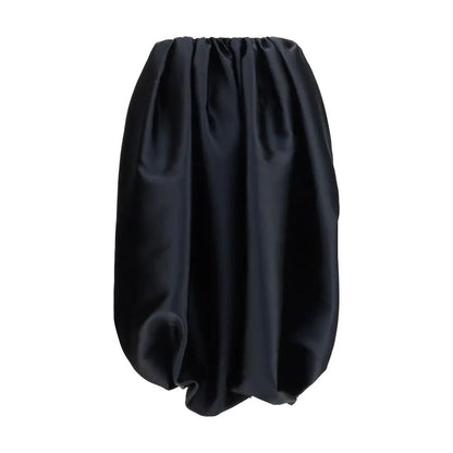Calvin Klein Black Polyester Skirt by Calvin Klein