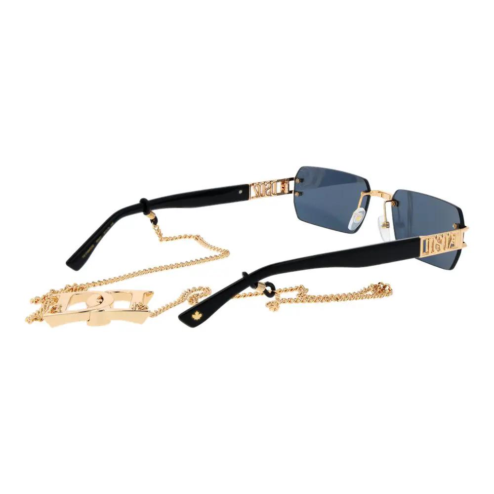 Dsquared² Gold Metal Sunglasses by Dsquared²