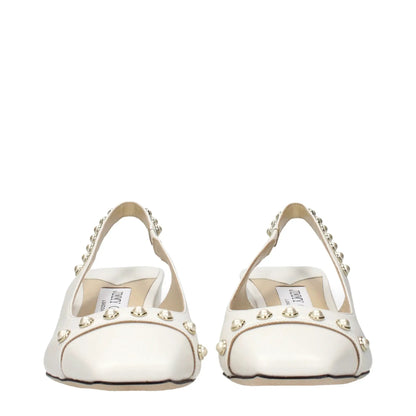 Jimmy Choo Blue Leather Flat Sandals by Jimmy Choo
