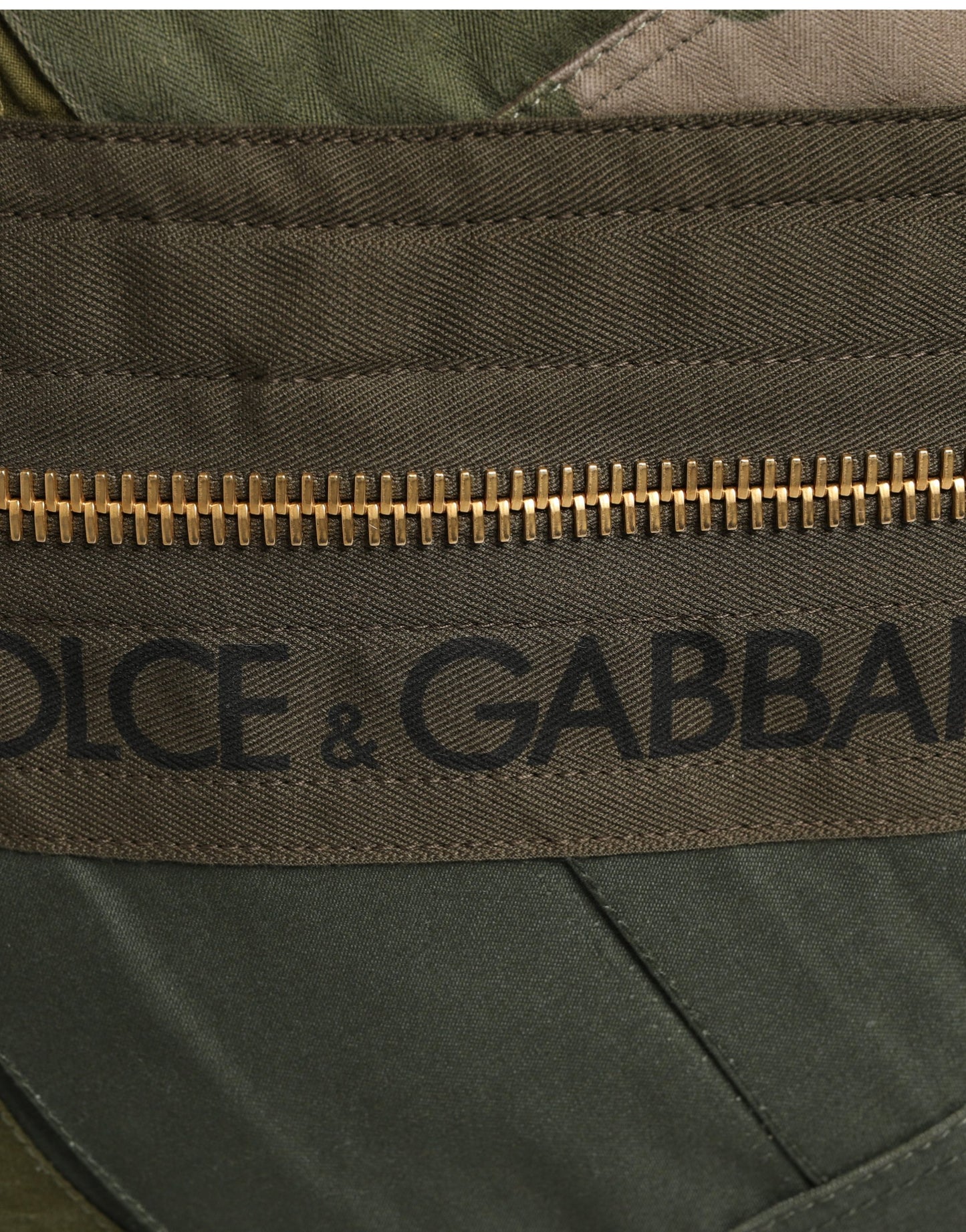 Dolce & Gabbana – Sac à Dos Homme Vert Militaire Patchwork