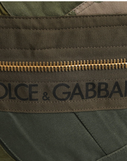 Dolce & Gabbana – Sac à Dos Homme Vert Militaire Patchwork