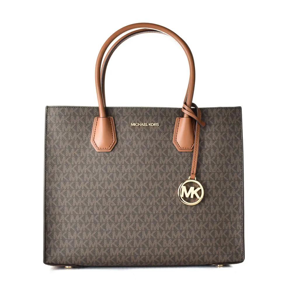 Michael Kors Brown Leather Shoulder Bag by Michael Kors