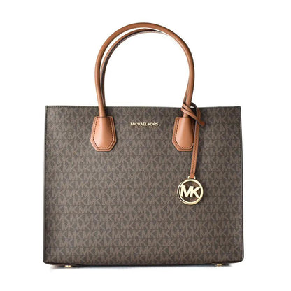 Michael Kors Brown Leather Shoulder Bag by Michael Kors