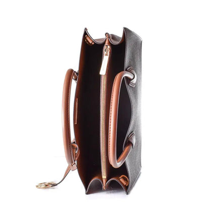 Michael Kors Brown Leather Shoulder Bag by Michael Kors